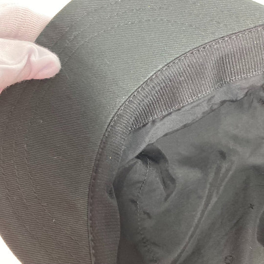 LOUIS VUITTON cap MP2731 cotton black NIGO collaboration NIGO Squared Newsboy Cap mens 58 Used Authentic