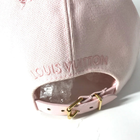 LOUIS VUITTON cap M7061L cotton pink Cap LV Iconic L