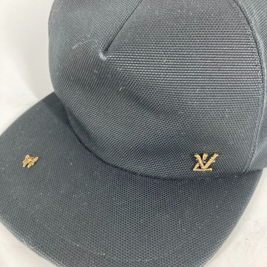 LOUIS VUITTON cap MP2481 cotton black Casquette LV Twig