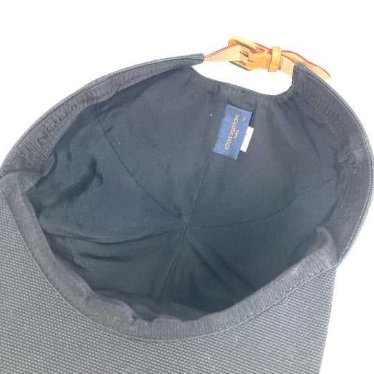 LOUIS VUITTON cap MP2481 cotton black Casquette LV Twig