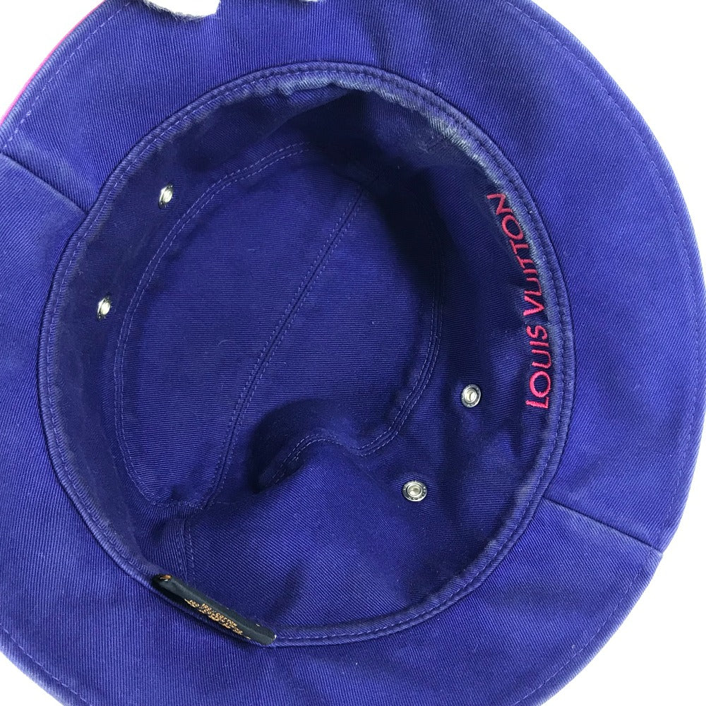 LOUIS VUITTON hat MP3297 cotton pink Bucket Hat Illusion Monogram L