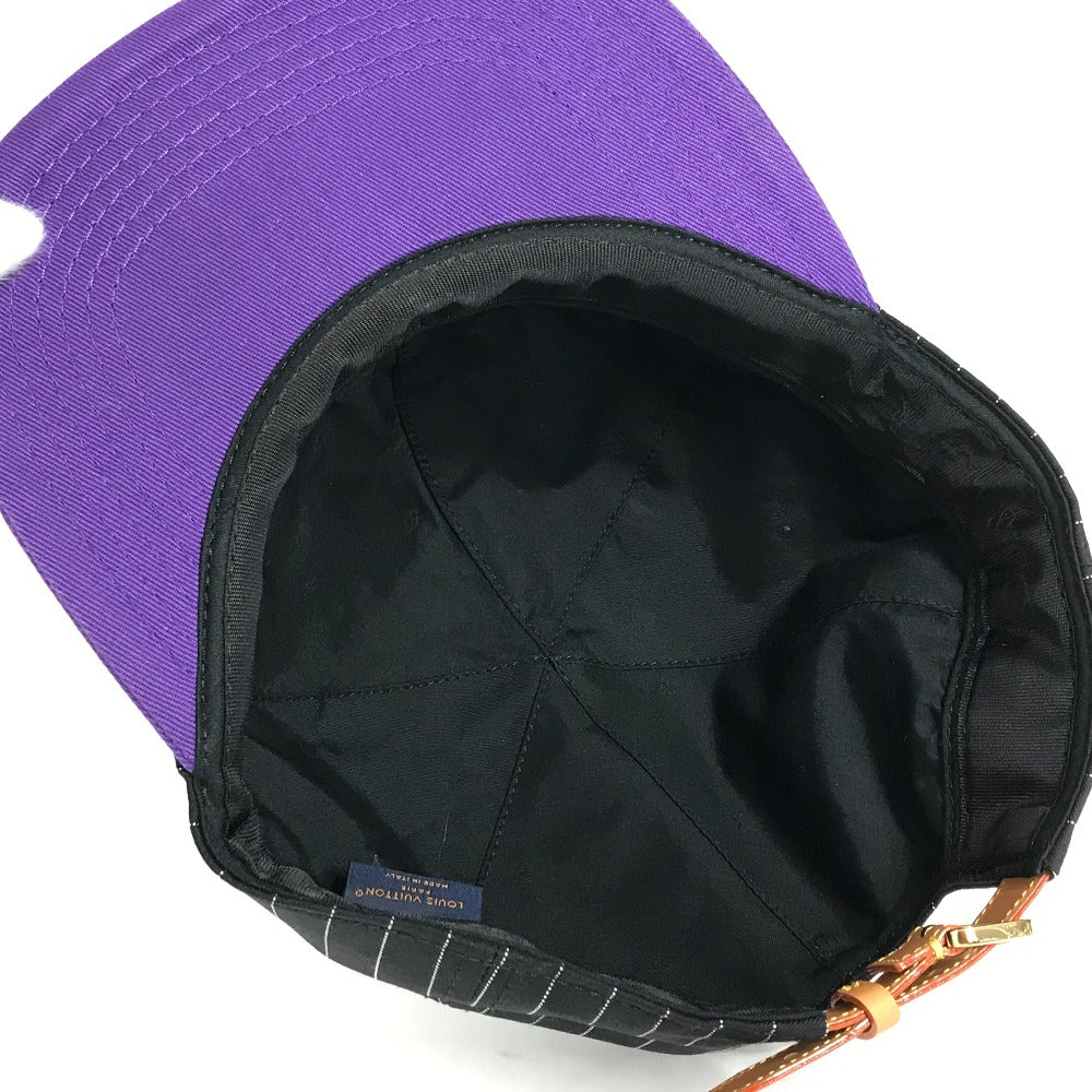 LOUIS VUITTON cap MP3407 Cotton, Wool purple Crocodile Newsboy Cap
