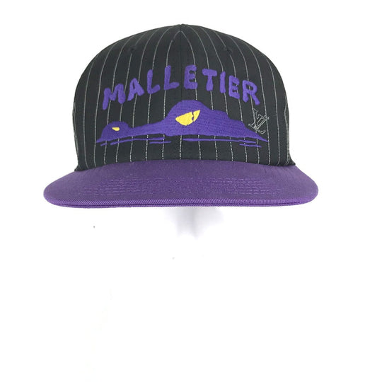 LOUIS VUITTON cap MP3407 Cotton, Wool purple Crocodile Newsboy Cap