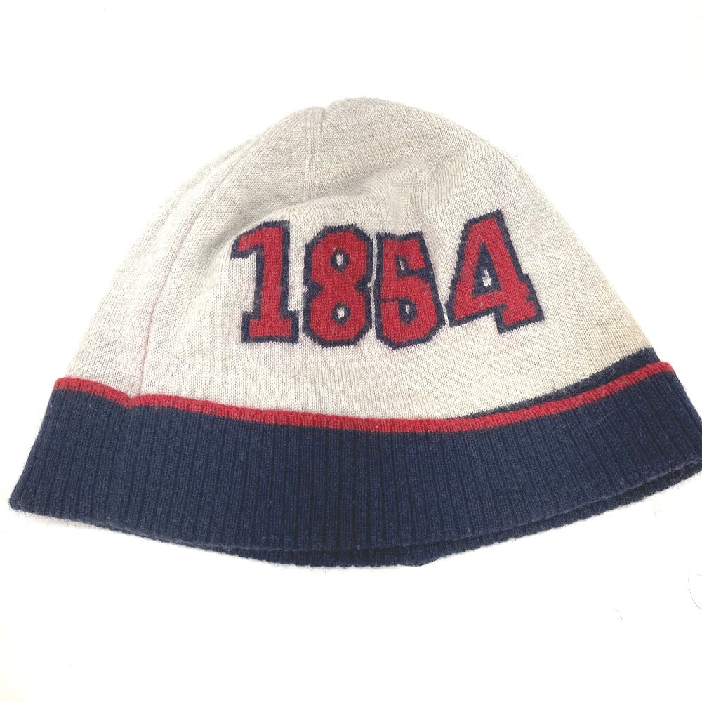 LOUIS VUITTON Knit hat M70531 wool Navy 1854 LV logo mens Used Authentic