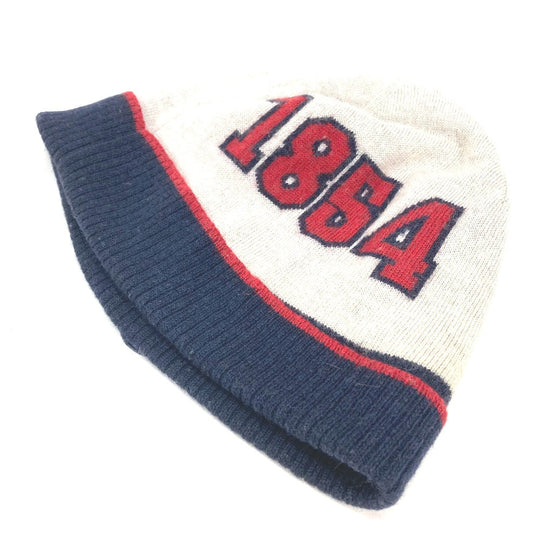 LOUIS VUITTON Knit hat M70531 wool Navy 1854 LV logo mens Used Authentic