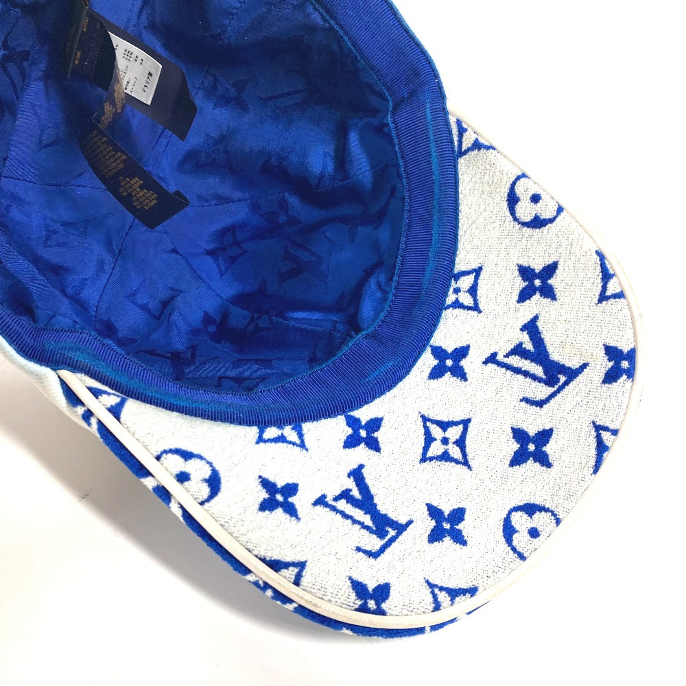 LOUIS VUITTON cap M77741 cotton blue LV Match Monogram Cap
