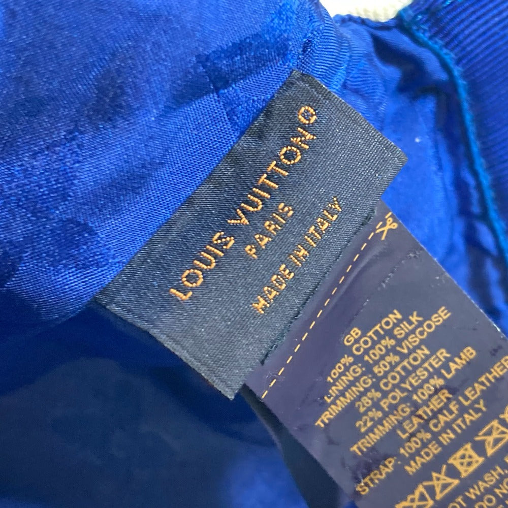 LOUIS VUITTON cap M77741 cotton blue LV Match Monogram Cap