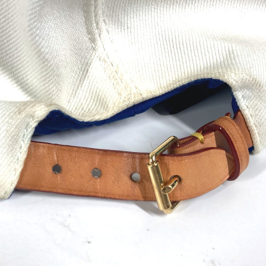 LOUIS VUITTON cap M77741 cotton blue LV Match Monogram Cap