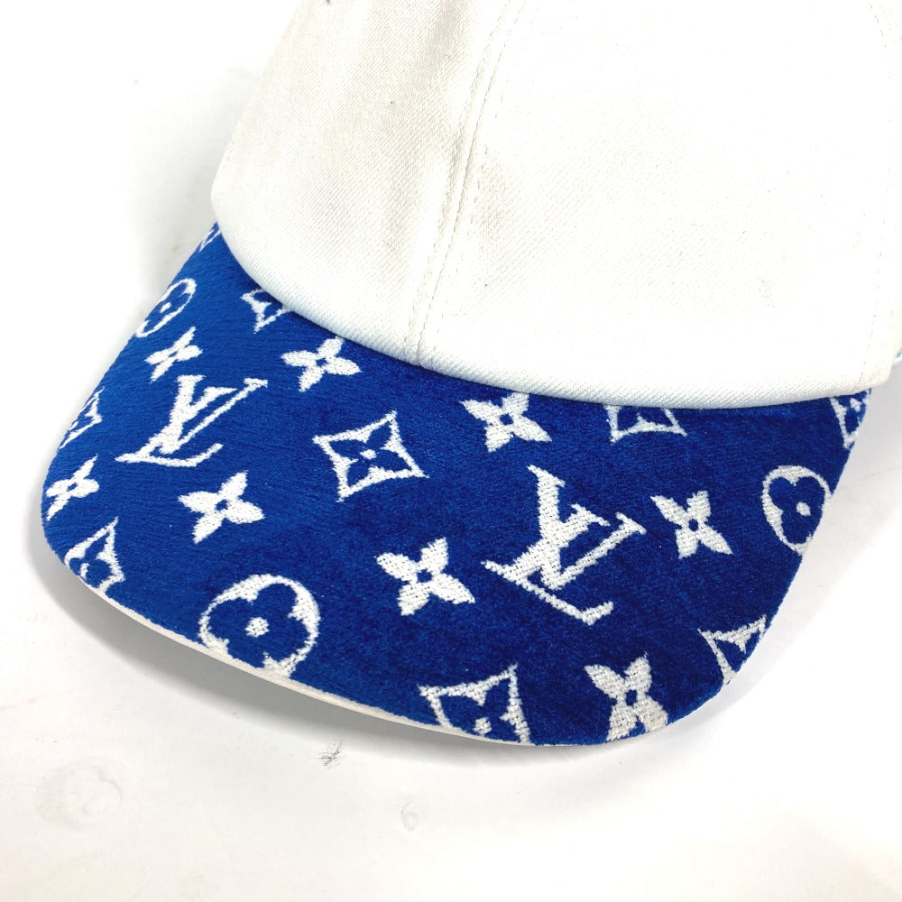LOUIS VUITTON cap M77741 cotton blue LV Match Monogram Cap