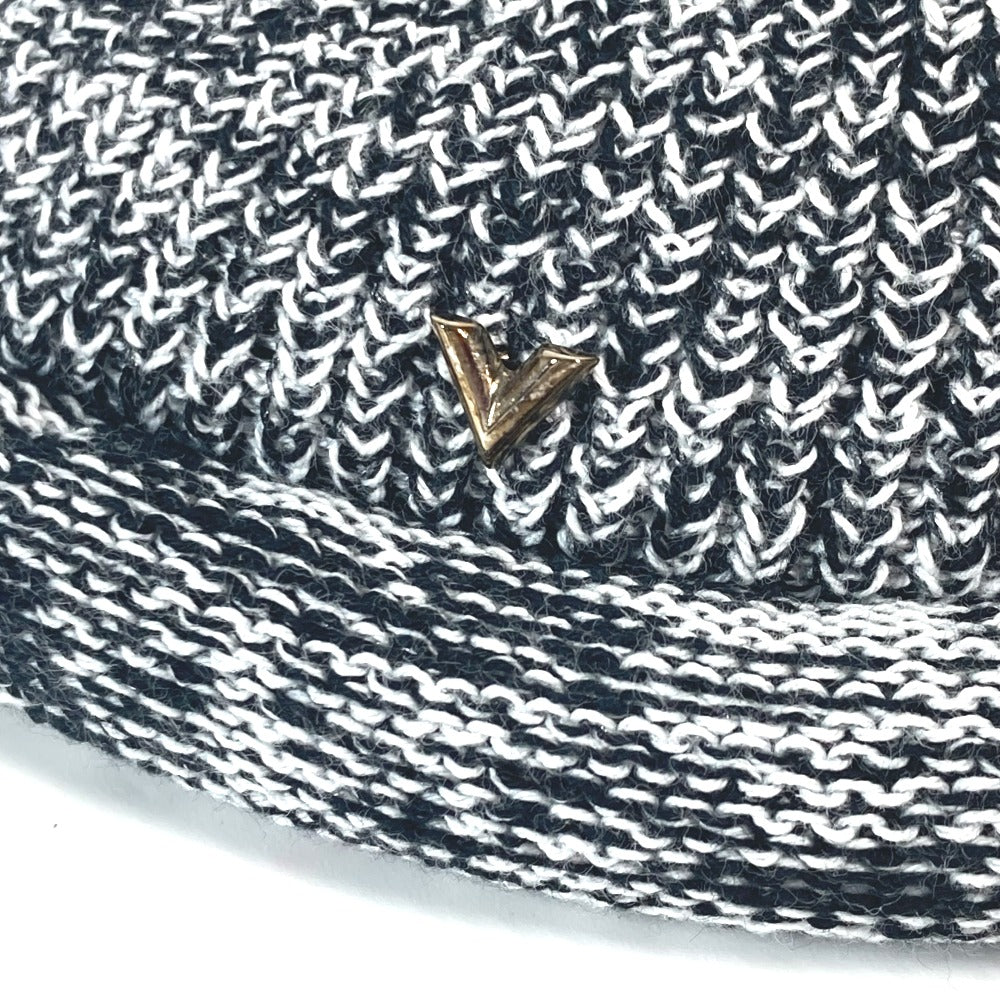 LOUIS VUITTON hat MP2447 Nylon, Cotton gray BIBI HAT Women Used Authentic
