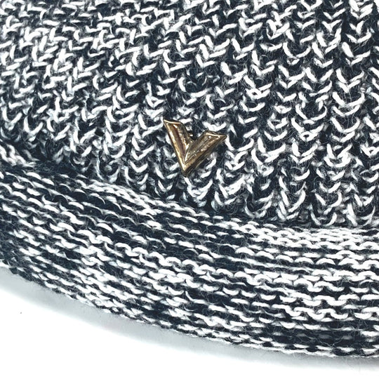 LOUIS VUITTON hat MP2447 Nylon, Cotton gray BIBI HAT Women Used Authentic