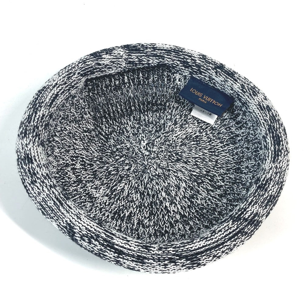 LOUIS VUITTON hat MP2447 Nylon, Cotton gray BIBI HAT Women Used Authentic