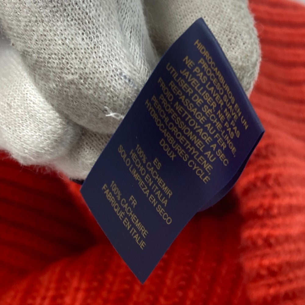 LOUIS VUITTON Knit hat M77949 cashmere Red beanie hat knit hat knit cap Beanie LV Ahead. mens Used Authentic