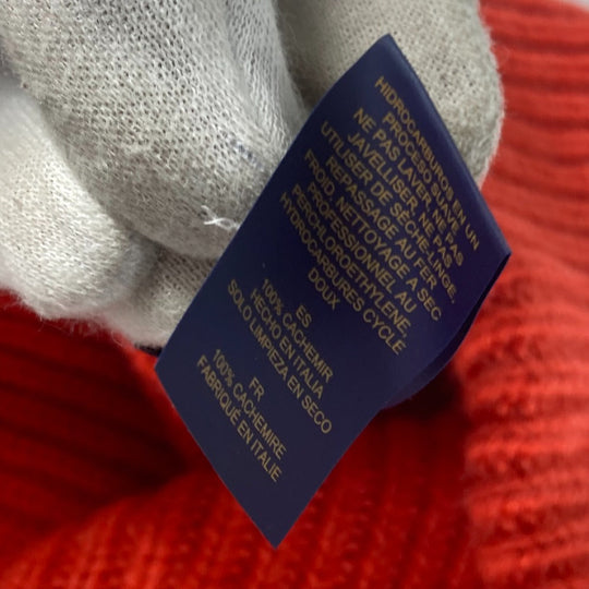 LOUIS VUITTON Knit hat M77949 cashmere Red beanie hat knit hat knit cap Beanie LV Ahead. mens Used Authentic