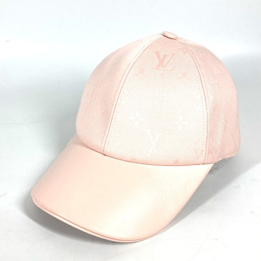 LOUIS VUITTON cap M7089L cotton pink Monogram Cap/LV First L