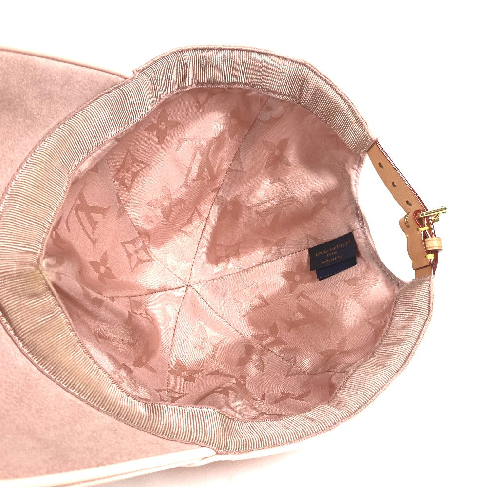 LOUIS VUITTON cap M7089L cotton pink Monogram Cap/LV First L