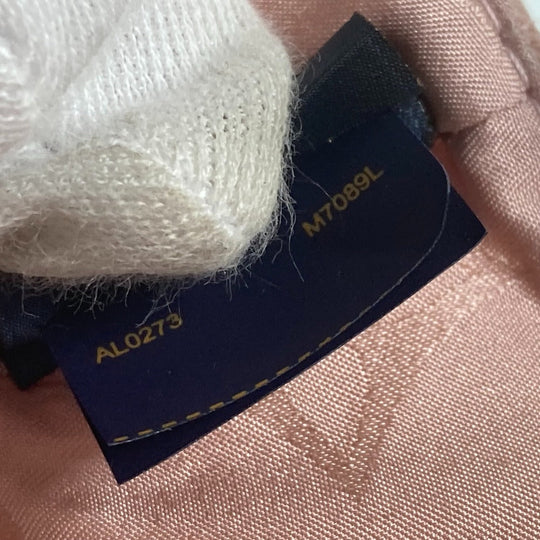 LOUIS VUITTON cap M7089L cotton pink Monogram Cap/LV First L