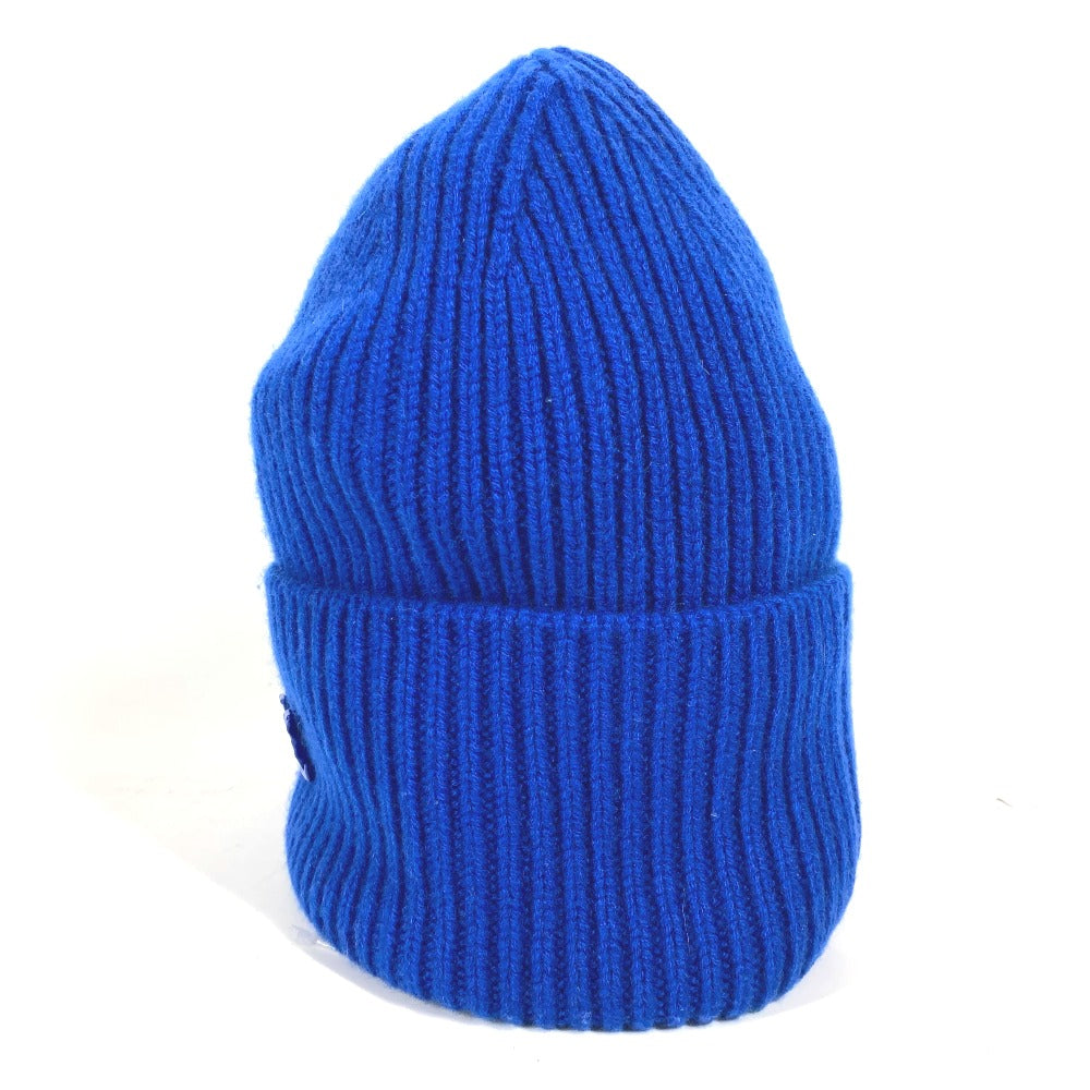 LOUIS VUITTON Knit hat M77957 cashmere blue beanie hat knit hat knit cap Bonnet LV Ahead mens Used Authentic