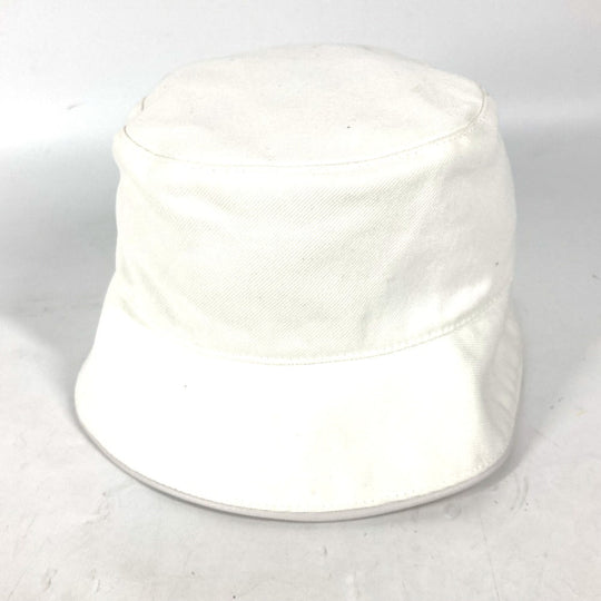 LOUIS VUITTON hat M7055M cotton white Chapeaux LV City Women Used Authentic