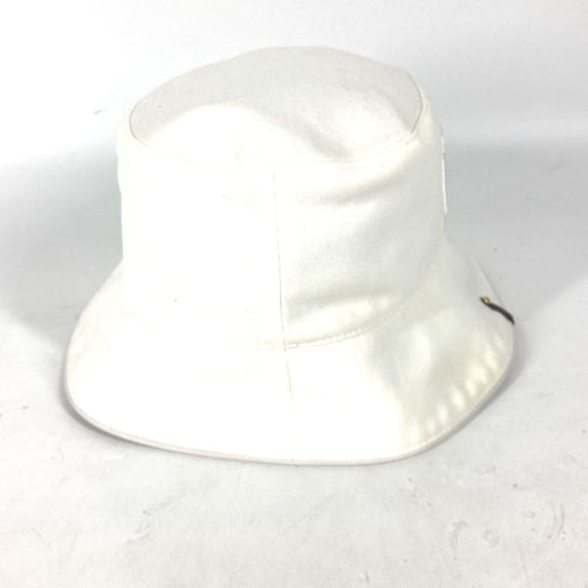 LOUIS VUITTON hat M7055M cotton white Chapeaux LV City Women Used Authentic