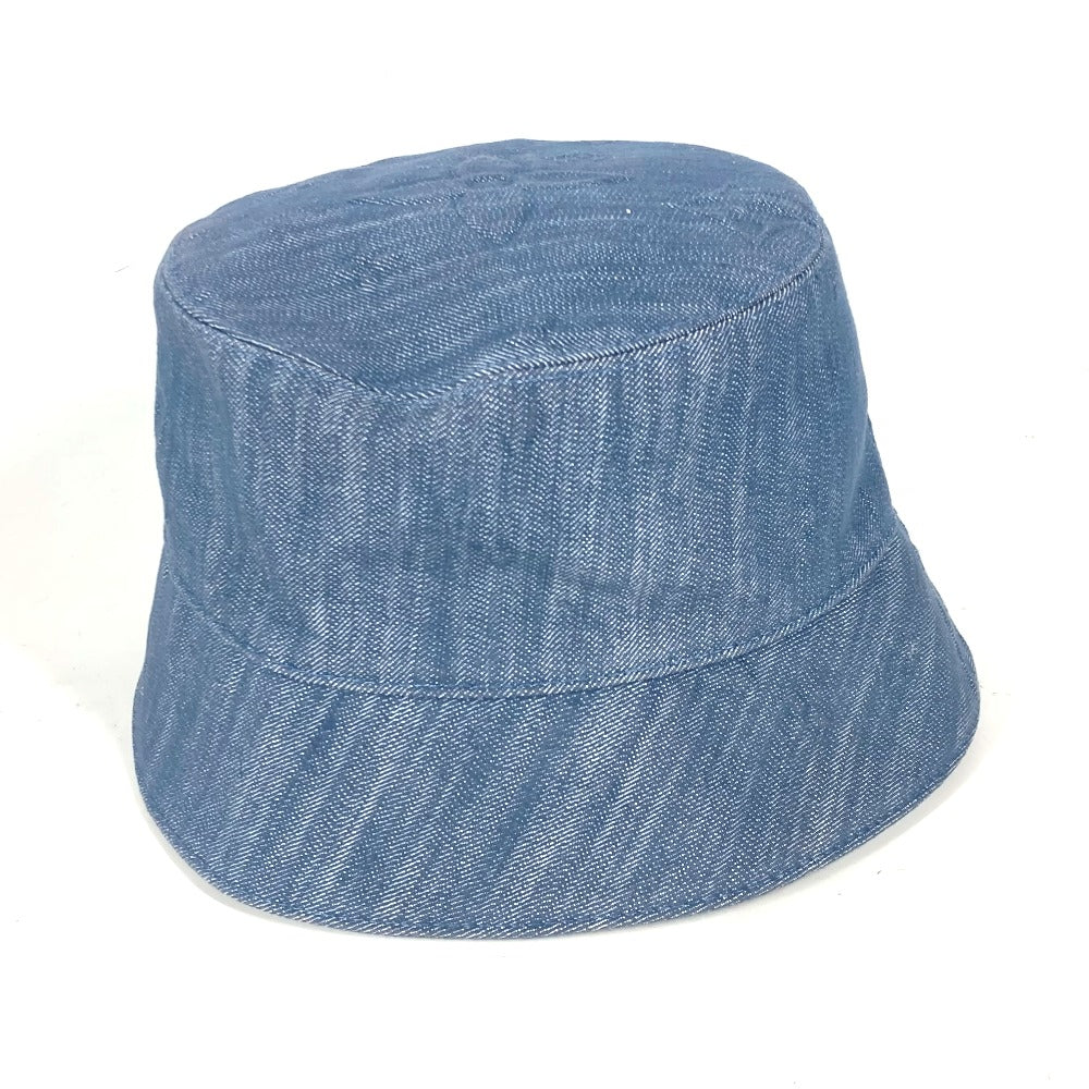 LOUIS VUITTON hat M7101M Cotton, Polyester blue Bucket Hat Monogram Constellation mens Used Authentic