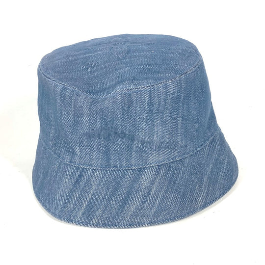LOUIS VUITTON hat M7101M Cotton, Polyester blue Bucket Hat Monogram Constellation mens Used Authentic