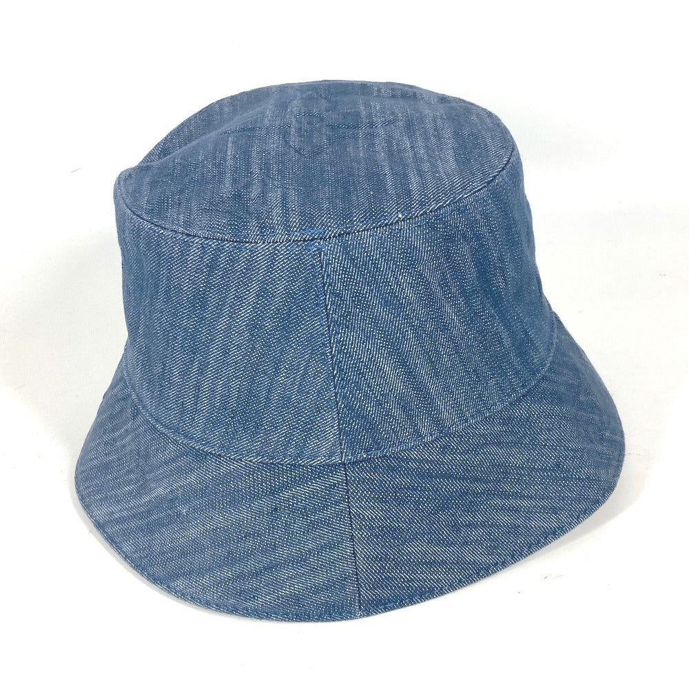 LOUIS VUITTON hat M7101M Cotton, Polyester blue Bucket Hat Monogram Constellation mens Used Authentic