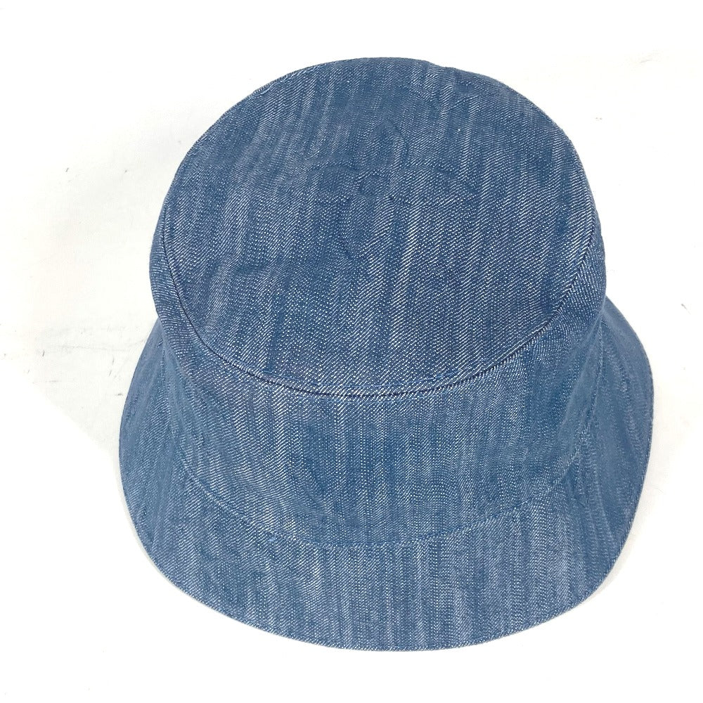 LOUIS VUITTON hat M7101M Cotton, Polyester blue Bucket Hat Monogram Constellation mens Used Authentic
