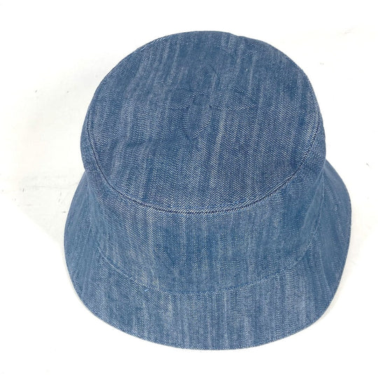 LOUIS VUITTON hat M7101M Cotton, Polyester blue Bucket Hat Monogram Constellation mens Used Authentic