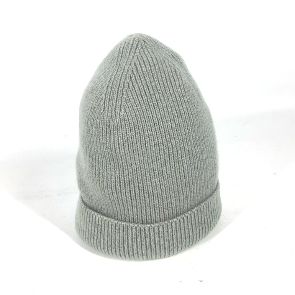 LOUIS VUITTON Knit hat cashmere Green type logo mens Used Authentic