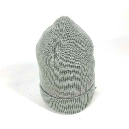 LOUIS VUITTON Knit hat cashmere Green type logo mens Used Authentic