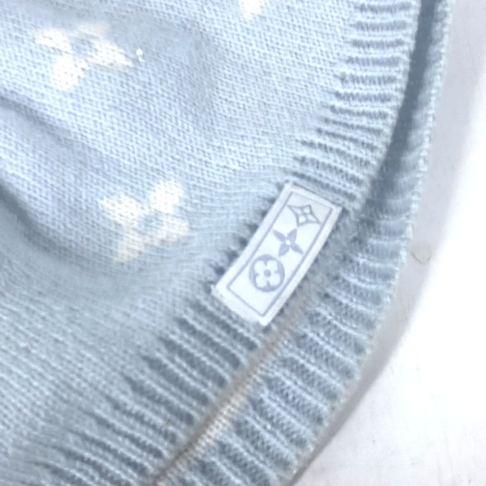 LOUIS VUITTON Knit hat GI029C cashmere blue BABY Baby Gifts Baby Shower Gifts Baby Gift Set Monogram Women Used Authentic