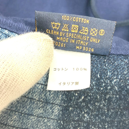 LOUIS VUITTON hat MP3026 cotton blue Damier Chapeau Skater Damier Salt mens Used Authentic