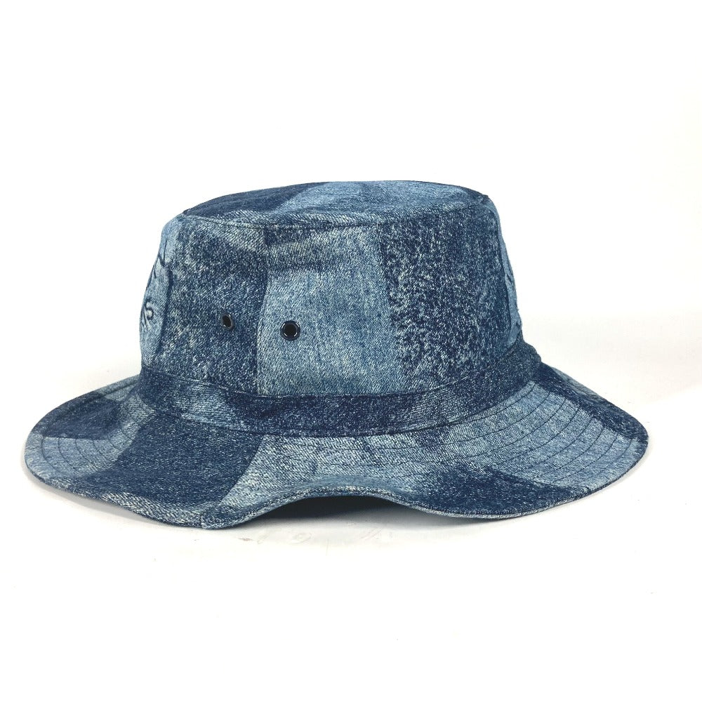LOUIS VUITTON hat MP3026 cotton blue Damier Chapeau Skater Damier Salt mens Used Authentic