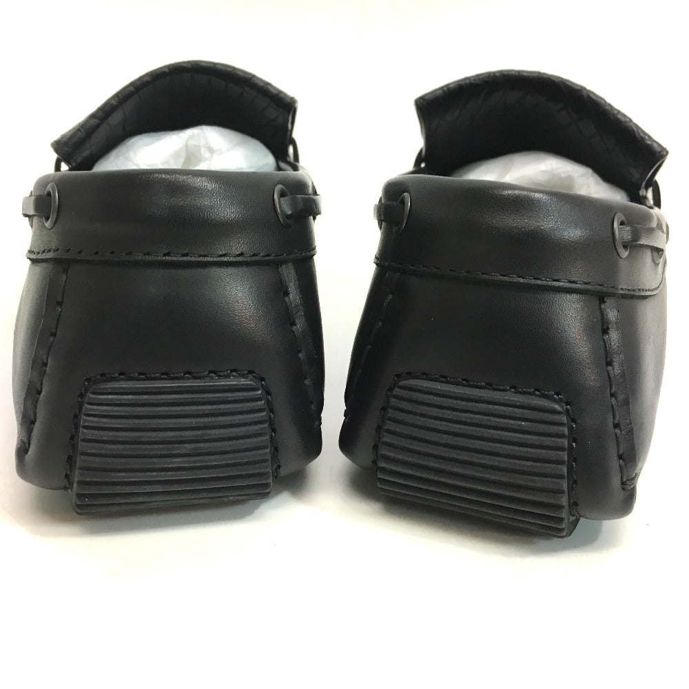 BOTTEGAVENETA Leather shoes 428434 leather black Flat shoes mens 39 Used Authentic
