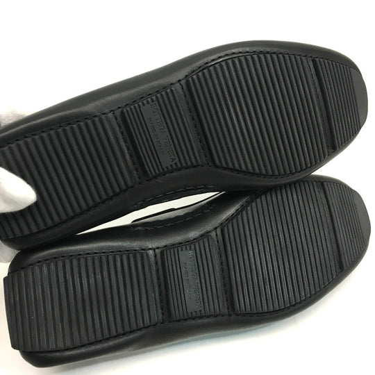 BOTTEGAVENETA Leather shoes 428434 leather black Flat shoes mens 39 Used Authentic