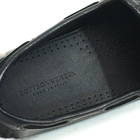 BOTTEGAVENETA Leather shoes 428434 leather black Flat shoes mens 39 Used Authentic