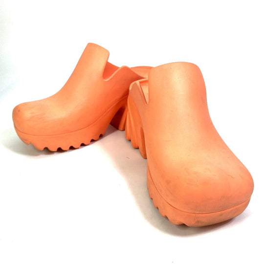 BOTTEGAVENETA Sandals 667153 rubber Orange RUBBER FLASH Plat form Women 39 Used Authentic