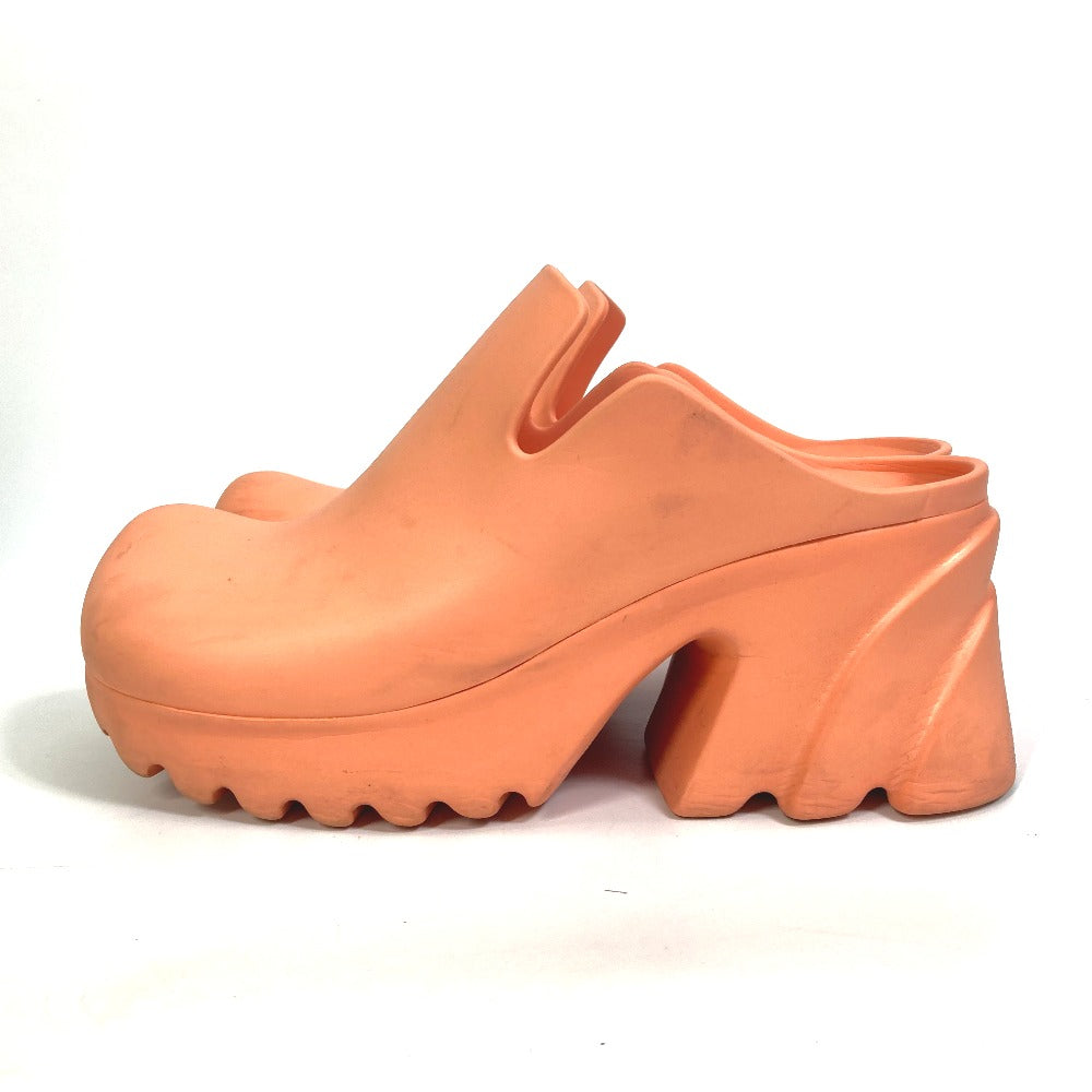 BOTTEGAVENETA Sandals 667153 rubber Orange RUBBER FLASH Plat form Women 39 Used Authentic