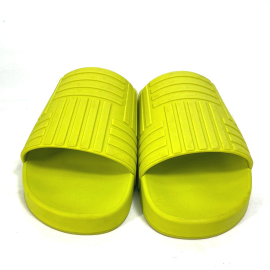 BOTTEGAVENETA Sandals 690105 rubber green shoes Slide sandals mens 40 Used Authentic