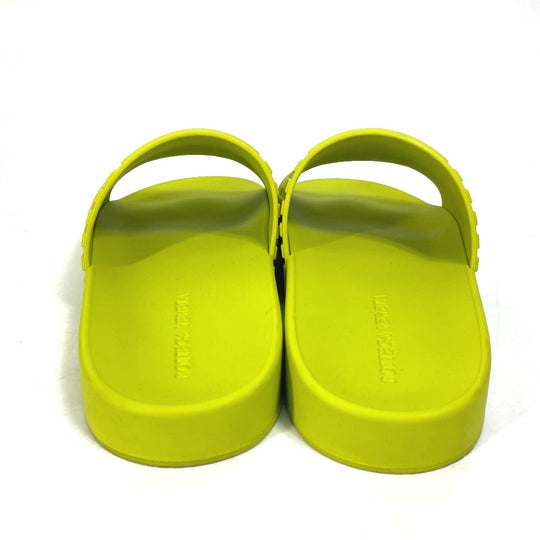 BOTTEGAVENETA Sandals 690105 rubber green shoes Slide sandals mens 40 Used Authentic