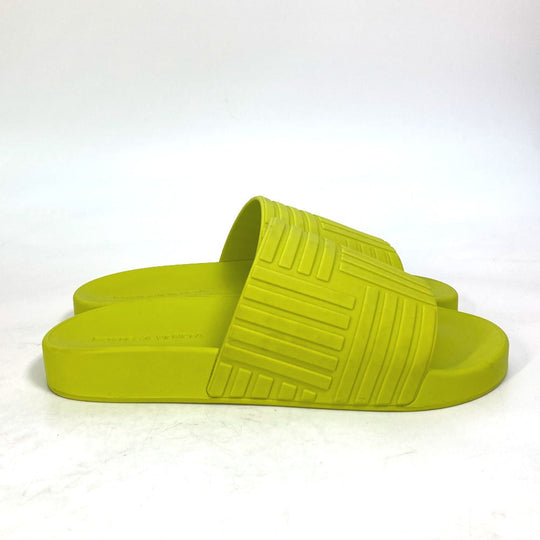BOTTEGAVENETA Sandals 690105 rubber green shoes Slide sandals mens 40 Used Authentic