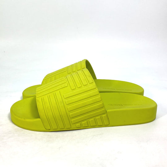 BOTTEGAVENETA Sandals 690105 rubber green shoes Slide sandals mens 40 Used Authentic