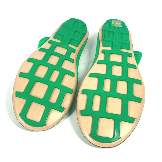 BOTTEGAVENETA sneakers Wool, Polyamide green latex mens 44 Used Authentic