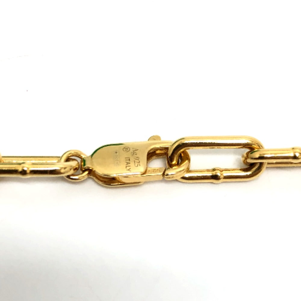 BOTTEGAVENETA Necklace SV925 Gold Metal unisex(Unisex) Used Authentic