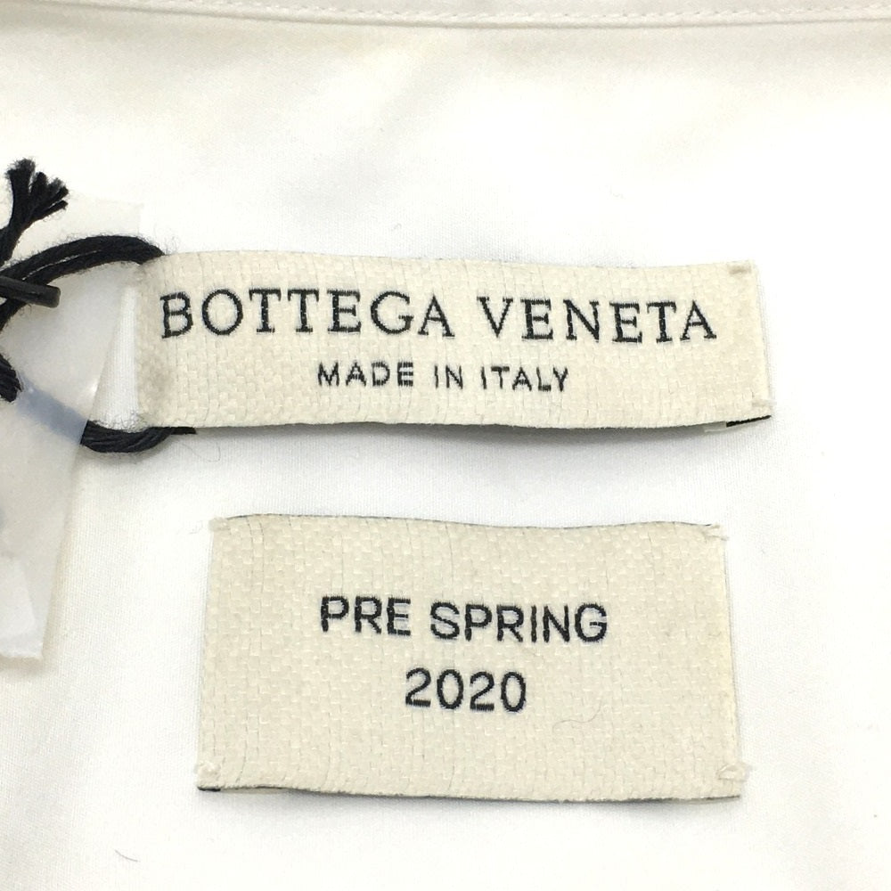 BOTTEGAVENETA Short sleeve shirt 600083VKECO cotton white Wing shirt No sleeve Women 34 Used Authentic