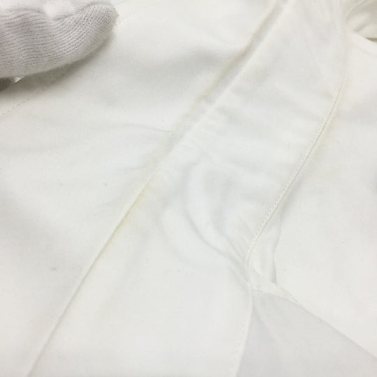 BOTTEGAVENETA Short sleeve shirt 600083VKECO cotton white Wing shirt No sleeve Women 34 Used Authentic
