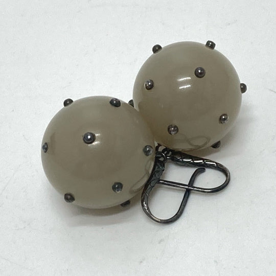 BOTTEGAVENETA Pierce plastic gray INTRECCIATO BALL