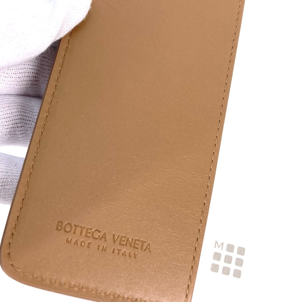 BOTTEGAVENETA Note cover 782665 leather Brown Stationery INTRECCIATO mens Used Authentic