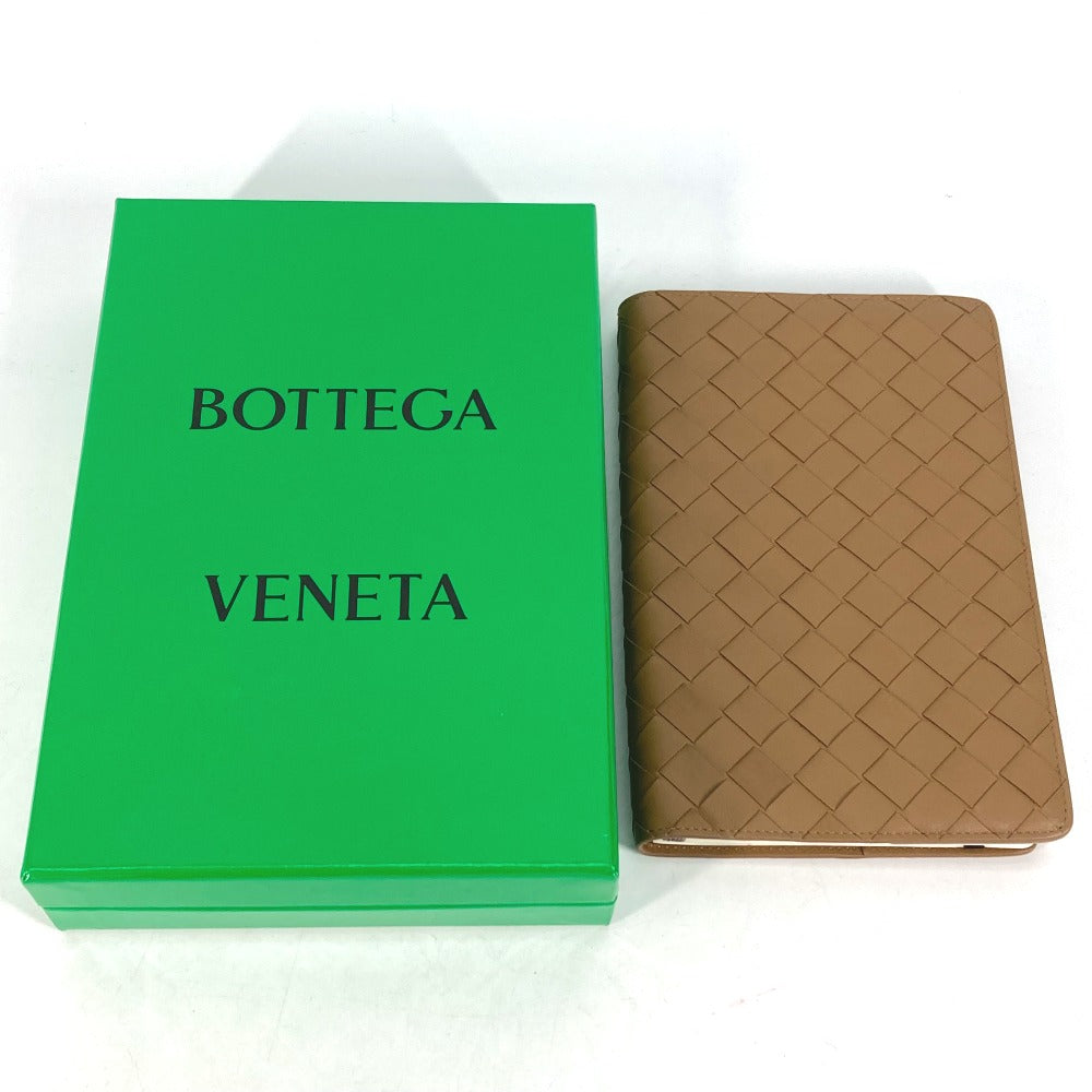 BOTTEGAVENETA Note cover 782665 leather Brown Stationery INTRECCIATO mens Used Authentic